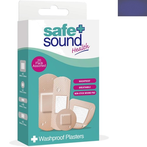 Assorted washproof plasters - 20,
