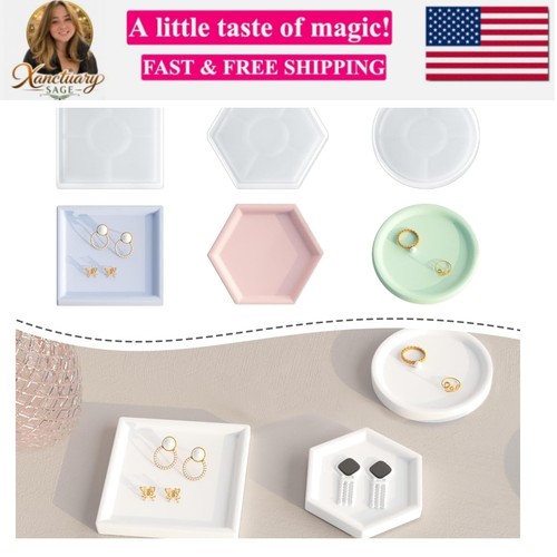 Small resin coaster molds - small,