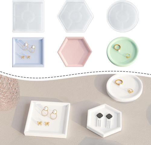 Small resin coaster molds - 3.2",