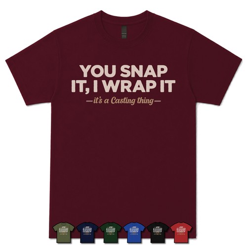 You snap wrap it cast - you,