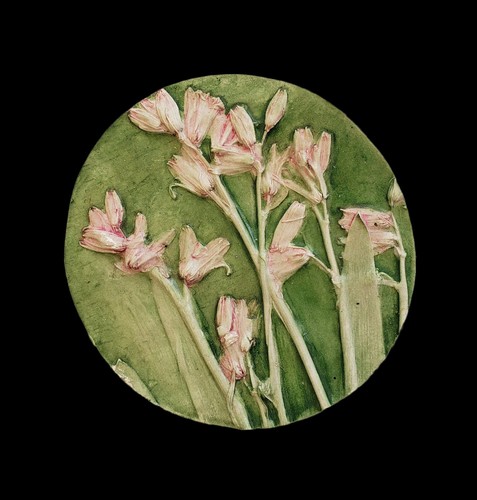 Original art plaster botanical - plaster,