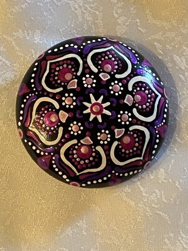 Metallic purple pink mandala - metallic,