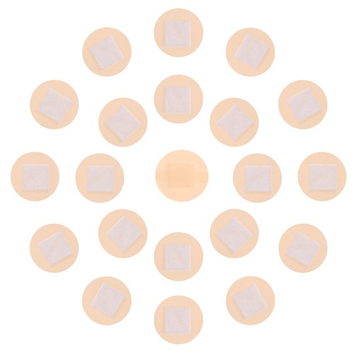 100 pcs round plasters clear - round,