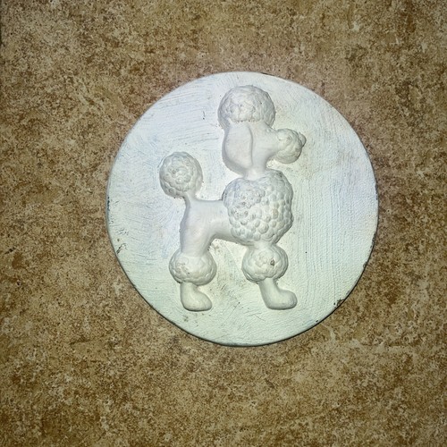 Vtg miller studios mcm poodle - studios,
