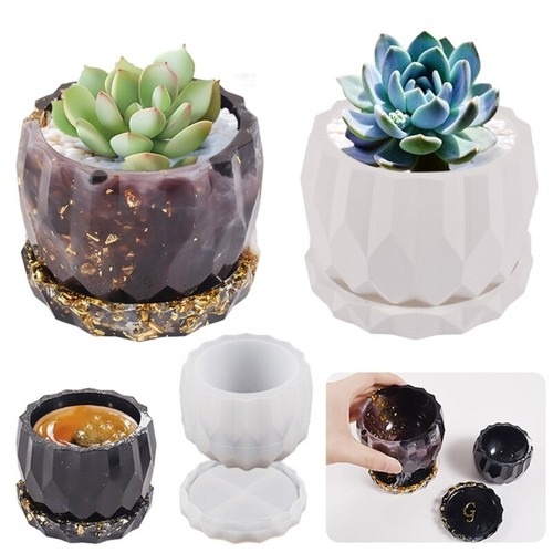 Succulents flower pot mold - flower,