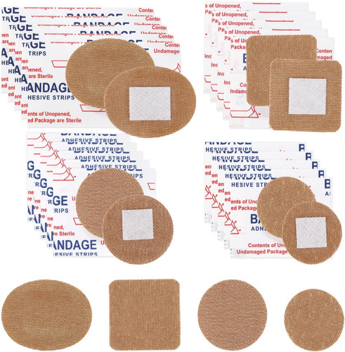 Adhesive bandages 200pcs small - adhesive,